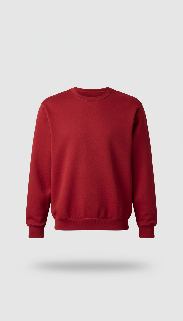 Action Red Crewneck Sweatshirt