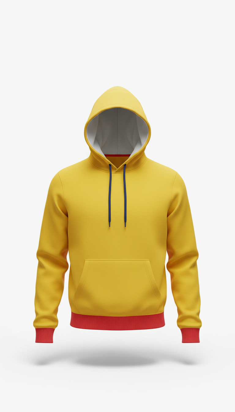 Highlight Yellow Pullover Hoodie