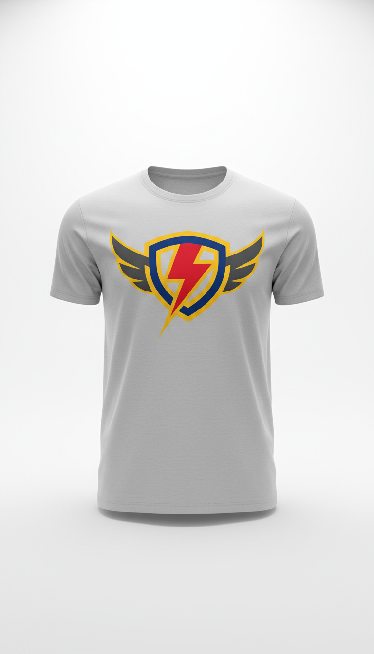 Team Blue Cotton Logo Tee